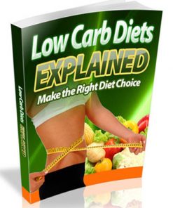 low carb diet explained ebook