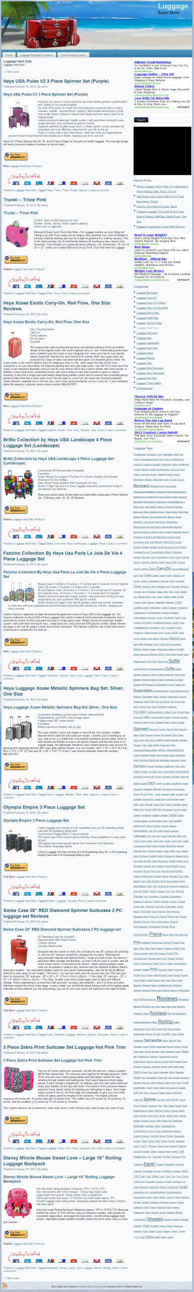 Luggage PLR Amazon Turnkey Pre-Loaded Store Website - Image 3