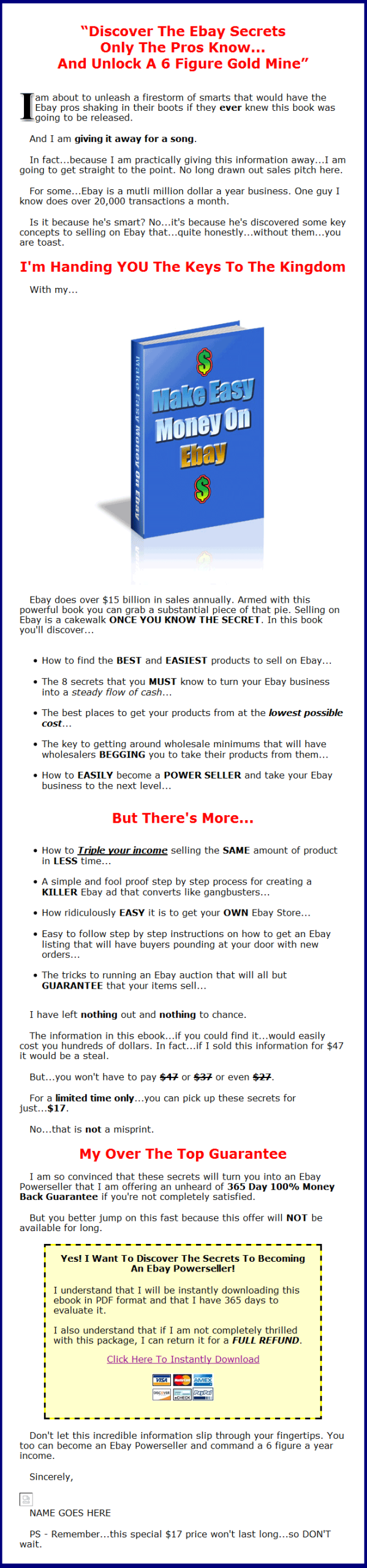 Make Easy Money on Ebay PLR Ebook - Image 2