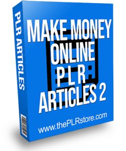 Make Money Online PLR Articles 2