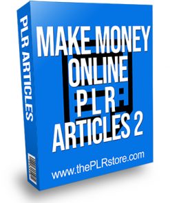 Make Money Online PLR Articles 2