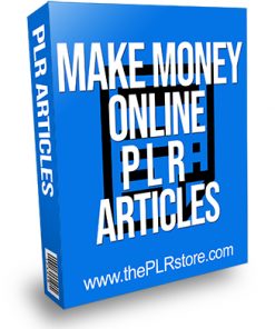 Make Money Online PLR Articles