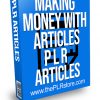 Making Money with Articles PLR Articles