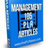 Management 105 PLR Articles