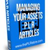 Managing Your Assets PLR Articles