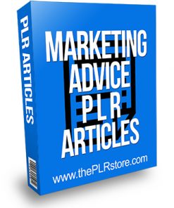 Marketing Advice PLR Articles