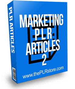 Marketing PLR Articles 2