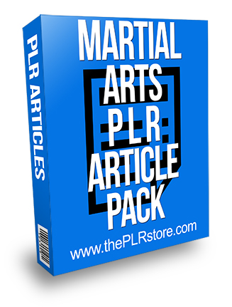Martial Arts PLR Article Pack