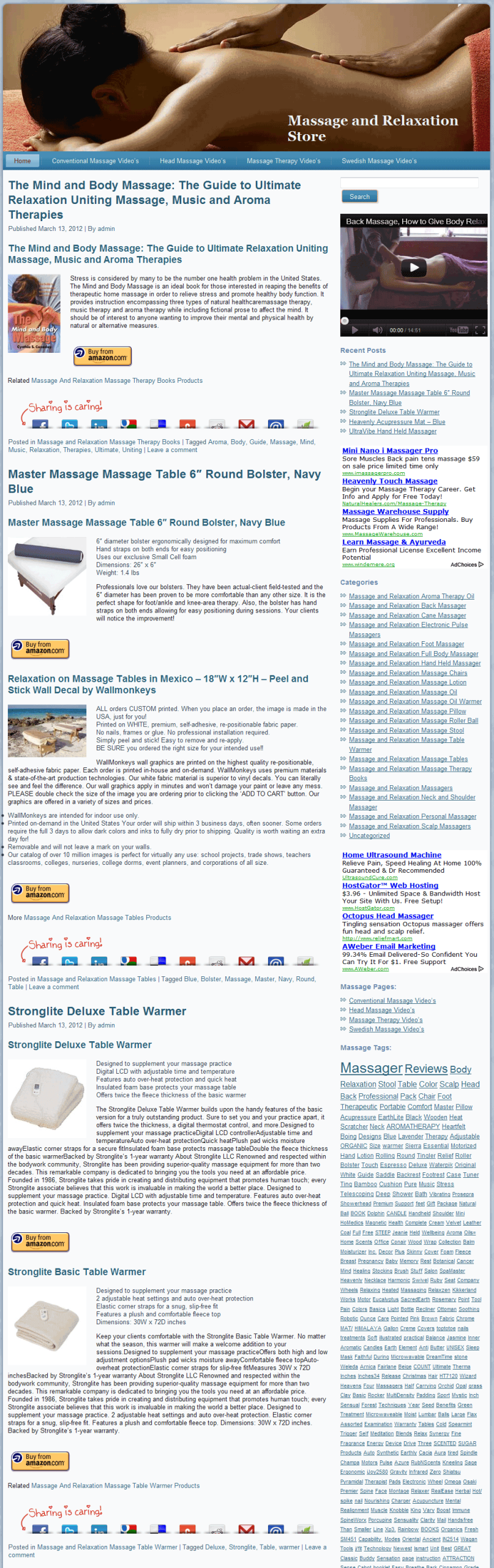 Massage and Relaxation PLR Amazon Pre-Loaded Turnkey Store - Image 2