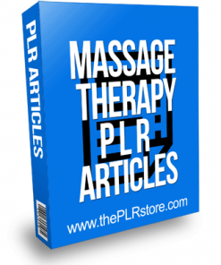 Massage Therapy PLR Articles