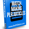match making plr articles