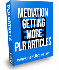 meditation getting more plr articles