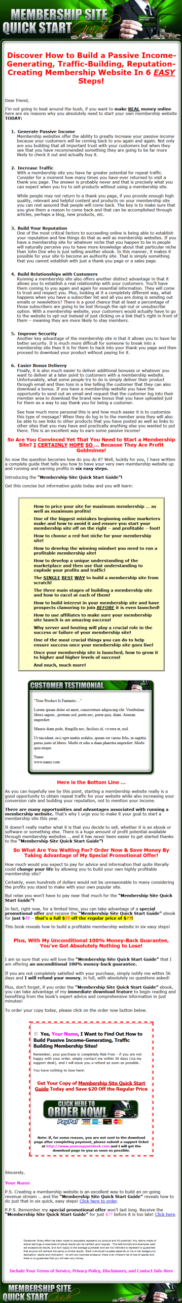 Membership Websites Quick Start Guide MRR Ebook - Image 2