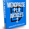 Menopause PLR Articles 2