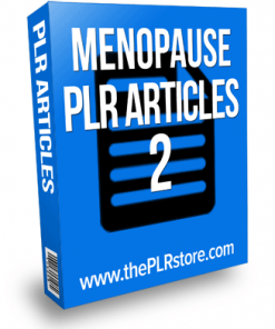 menopause plr articles