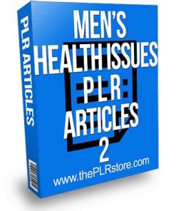 Men's Health Issues PLR Articles 2