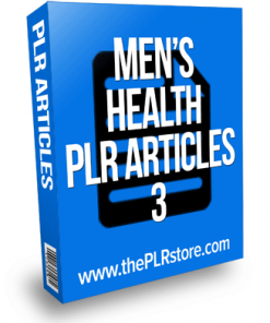 mens health plr articles