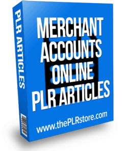 merchant accounts online plr articles