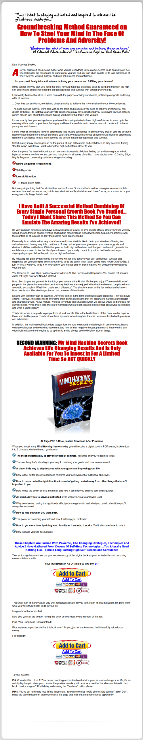 Mind Hacking Secrets Ebook with Master Resale Rights - Image 2