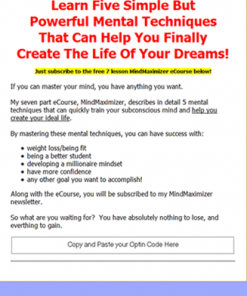 mind maximizer plr autoresponder messages