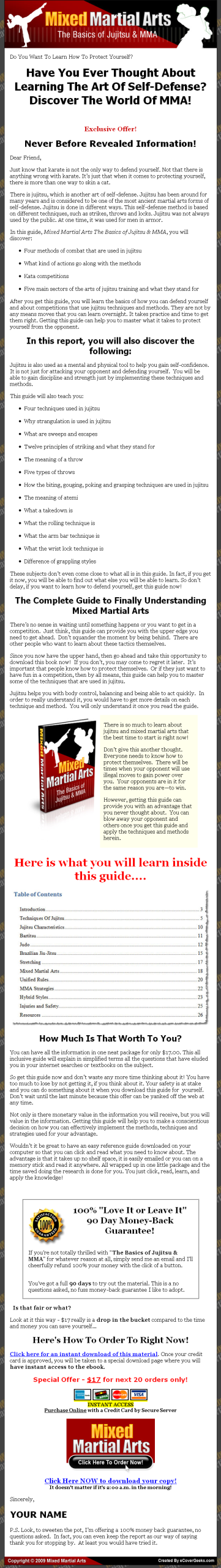 Mixed Martial Arts MRR eBook - Image 2