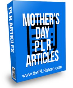 Mother's Day PLR Articles