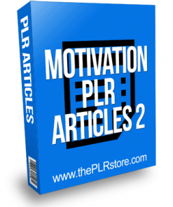 Motivation PLR Articles 2 with private label rights