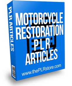 Motorcycle Restoration PLR Articles