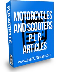 Motorcycles and Scooters PLR Articles