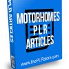 Motorhomes PLR Articles