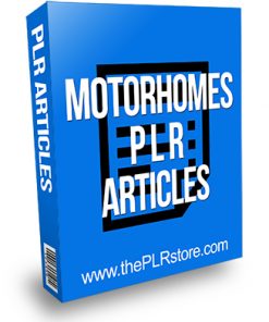 Motorhomes PLR Articles