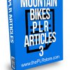 Mountain Bikes PLR Articles 3