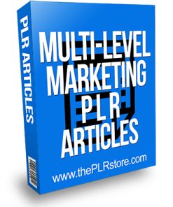 Multi-Level Marketing PLR Articles