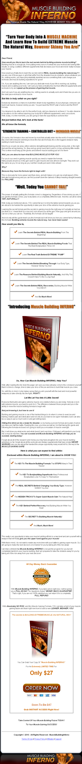 Muscle Building Inferno PLR eBook - Image 2
