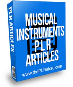 Musical Instruments PLR Articles