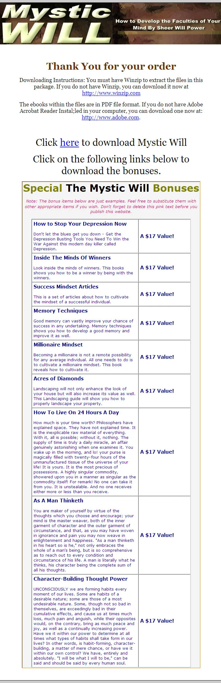 Mystic Will PLR eBook - Image 3