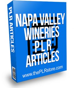 Napa Valley Wineries PLR Articles