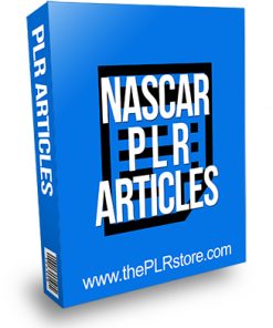 Nascar PLR Articles