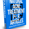 Natural Acne Treatment PLR Articles