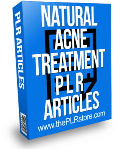 Natural Acne Treatment PLR Articles