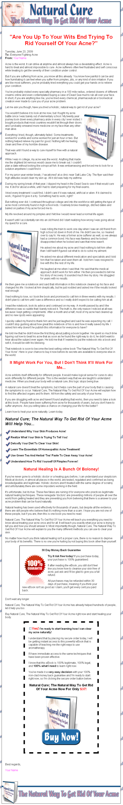Natural Cure Acne Ebook - Image 3