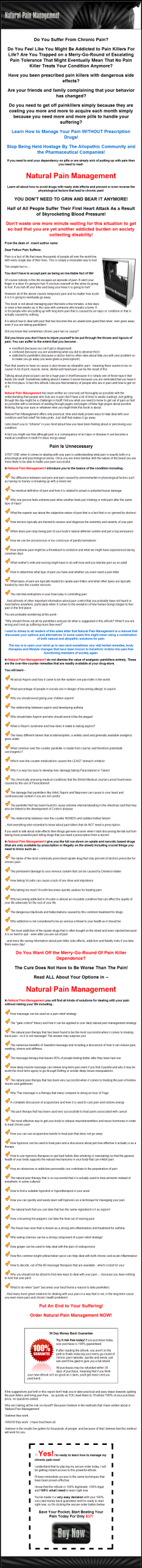 Natural Pain Management MRR - Image 2