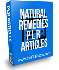 Natural Remedies PLR Articles