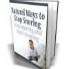 Natural Ways To Stop Snoring Ebook