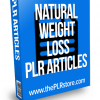 Natural Weight Loss PLR Articles