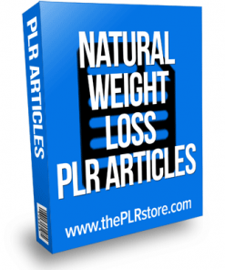 Natural Weight Loss PLR Articles