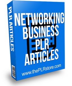 Networking Business PLR Articles