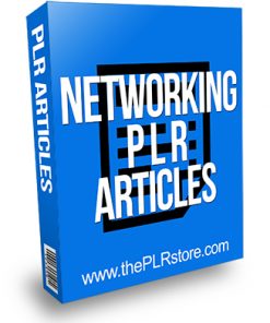 Networking PLR Articles
