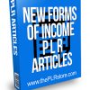 New Forms of Income PLR Articles