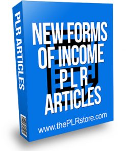 New Forms of Income PLR Articles